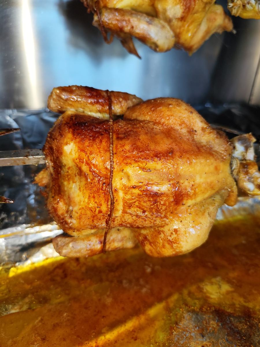 Pollo al girarrosto